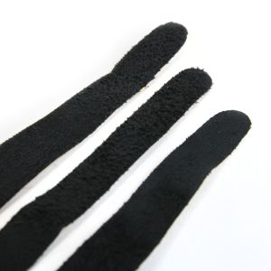 www.houseofadorn.com - Head Band Lining Adhesive Strips with Suede Finish 36cm Length (Pack of 3) - 13-17mm - Black