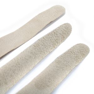 www.houseofadorn.com - Head Band Lining Adhesive Strips with Suede Finish 36cm Length (Pack of 3) - 15-25mm - Beige