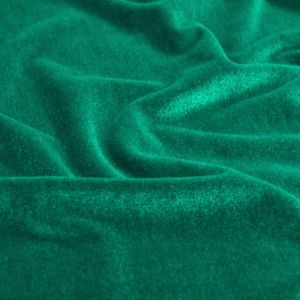 www.houseofadorn.com - Velvet Spandex Lycra 4 Way Stretch Fabric W150cm - Italian Range - Plain (Price per 1m) - Jade