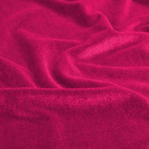 www.houseofadorn.com - Velvet Spandex Lycra 4 Way Stretch Fabric W150cm - Italian Range - Plain (Price per 1m) - Vivid Pink