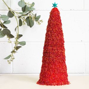 www.houseofadorn.com - DIY Kit - Beaded Tassel Christmas Tree