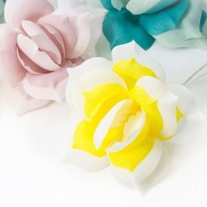www.houseofadorn.com - Flower Lily Anne Two Toned 8cm/13cm Style 8208 (Price Per Set of 2)