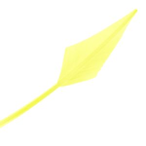 www.houseofadorn.com - Feather Turkey Arrowhead - Lemon Yellow