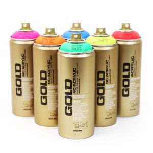 www.houseofadorn.com - Montana Gold Cans Sprays - Fluro Range