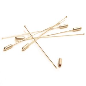 www.houseofadorn.com - Hat Pin - Blanks with Matching Clutch 8cm (Pack of 5)