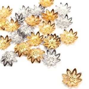 www.houseofadorn.com - Metal Embellishments - Metal Flowers Style 10517 (Pack of 24)