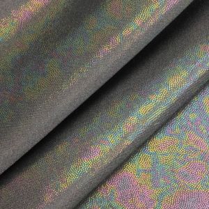 www.houseofadorn.com - Spandex Nylon Lycra 4 Way Stretch Fabric W150cm/190gm - Fog/Mystique Pearl Finish (Price per 1m) - Charcoal