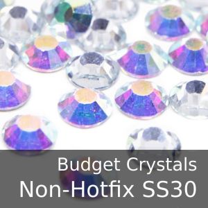 www.houseofadorn.com - 2Adorn Budget Crystals - Non-Hotfix Diamantes - SS30 (Price per 5 gross)