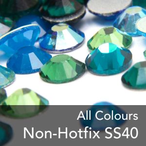 www.houseofadorn.com - 2Adorn Crystals - Non-Hotfix Diamantes - SS40 (Price per ¼ gross)