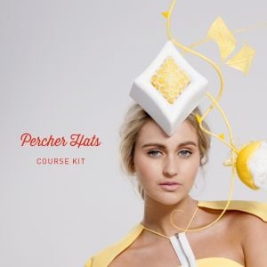 www.houseofadorn.com - Product Kit - Millinery Materials for Hat Academy PERCHER HAT DELUXE COURSE Bundle (COMPLETE KIT)