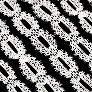 www.houseofadorn.com - Lace Guipure Trim with Double-Sided Floral Scallop Edging 2cm Style 11127 (Price per 1m)