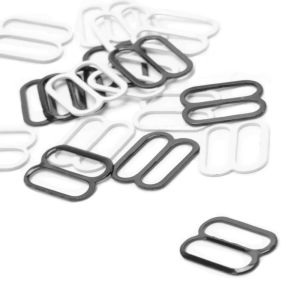 www.houseofadorn.com - Bra Lingerie Metal Slide Attachments 12mm (Pack of 4)