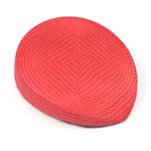 www.houseofadorn.com - Buntal Teardrop Hat - Red