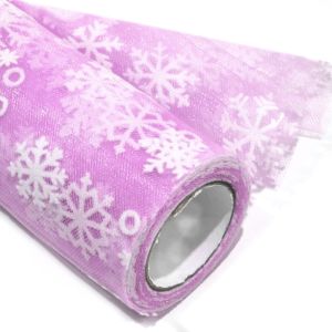 www.houseofadorn.com - Tulle Roll - Snowflake Fancy 6" (Price per 9m / 10y Spool) - Lilac Purple