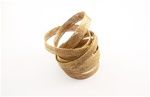 www.houseofadorn.com - Sinamay Bias Binding/Ribbon 1cm (Price per 1.5m) - Amber Gold