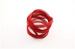 www.houseofadorn.com - Sinamay Bias Binding/Ribbon 1cm (Price per 1.5m) - Red