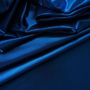 www.houseofadorn.com - Spandex Nylon Lycra 4 Way Stretch Fabric W145cm/210gm - Fog/Mist/Mystique - Dual Activator Foil Finish (Price Per 1m) - Cobalt Blue