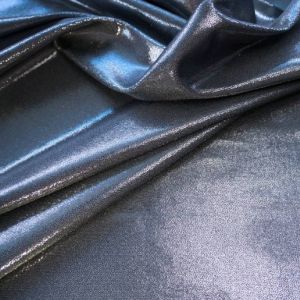 www.houseofadorn.com - Spandex Nylon Lycra 4 Way Stretch Fabric W145cm/210gm - Fog/Mist/Mystique - Dual Activator Foil Finish (Price Per 1m) - Charcoal Grey