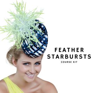 www.houseofadorn.com - Product Kit - Millinery Materials for Hat Atelier FEATHER STARBURSTS COURSE Bundle (COMPLETE KIT)