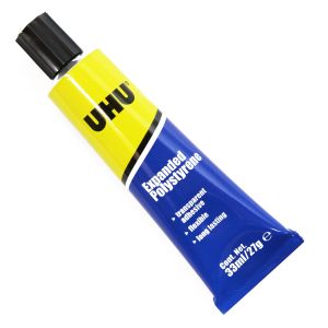 www.houseofadorn.com - Glue UHU - Expanded Polystyrene Adhesive for Styrofoam