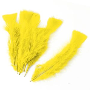www.houseofadorn.com - Feather Turkey Flats Loose Craft Pack of 10g - Yellow