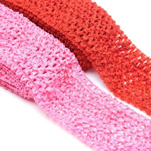 www.houseofadorn.com - Stretch Trim - Crochet Head & Waist Elastic Band - 7cm / 2.75" wide (Price per 1m)