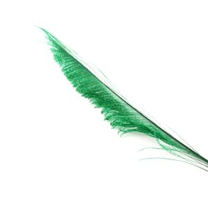 www.houseofadorn.com - Feather Peacock Sword (40-50cm) - Dyed Colours (Pack of 3) - Emerald Green